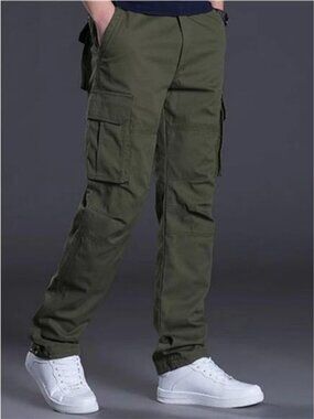 Men's Plus Size Relaxed Fit Cargo Pants